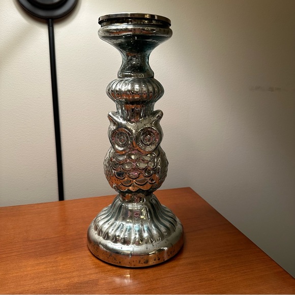 Owl 🦉 Pillar Candle Holder 🕯️ - Picture 1 of 5